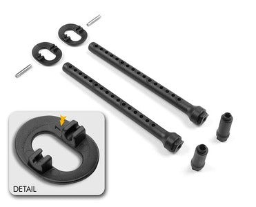 FRONT BODY MOUNT SET +1MM HEIGHT - RC Hobby Product
