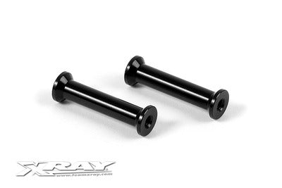 T3 ALU LOW TOP DECK MOUNT - BLACK (2) - RC Hobby Product