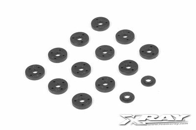 T4 COMPOSITE PISTONS 4-HOLE 1.0-1.2MM, 3-HOLE 1.0-1.2MM - RC Hobby Product