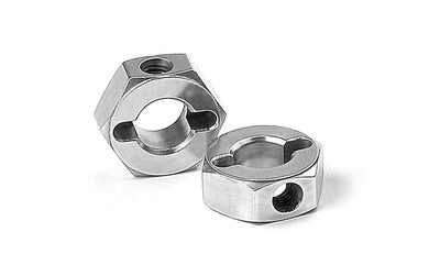 ALU WHEEL HUB 12MM - OFFSET "-0.75MM" - BLACK (2) - RC Hobby Product