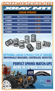 XRAY 3S SPRING-SET C=5.5 (2) - RC Hobby Product