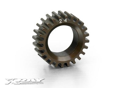 XCA ALU 7075 T6 HARD COATED PINION GEAR - 24T (2ND) - RC Hobby Product