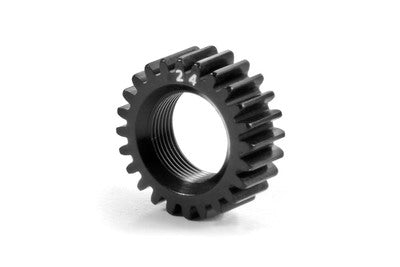 XCA ALU PINION GEAR 24T (2ND) - 7075 T6 - HARD COATED - LARGE - RC Hobby Product