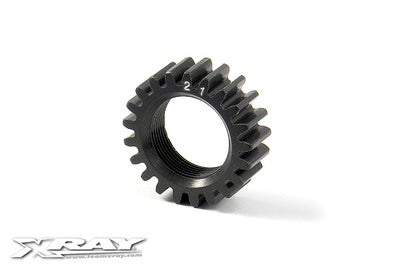 XCA ALU 7075 T6 HARD COATED PINION GEAR - 21T (2ND) - RC Hobby Product