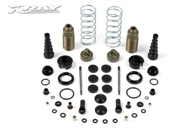 XB808 FRONT SHOCK ABSORBERS + BOOTS COMPLETE SET (2) --- Replaced with #358104 - RC Hobby Product