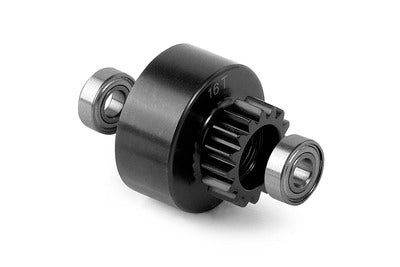 CLUTCH BELL 16T WITH OVERSIZED 5x12x4MM BALL-BEARINGS - V2 - RC Hobby Product