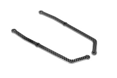 X12'21 SIDE BRACE - GRAPHITE 2.5MM - RIGHT & LEFT - RC Hobby Product