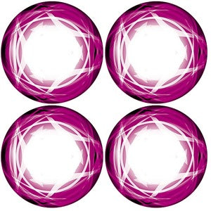 XRAY TRUGGY WHEEL STICKERS - DIE-CUT - PINK - RC Hobby Product