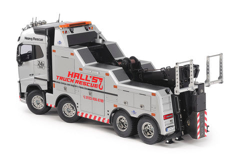 Volvo FH16 Globetrotter 750 8x4 Tow Truck with Silver Pre-Painted Body Components