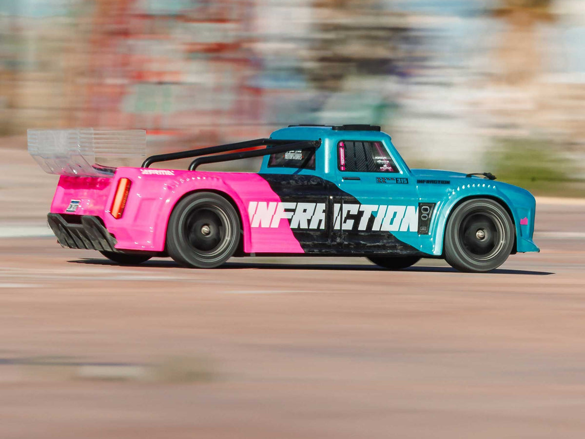 Exclusive Pre-Order ARRMA INFRACTION™ 223S BLX 4X4 RC STREET BASHER 65mph+ with Pre-Order Limited Edition Work Mat