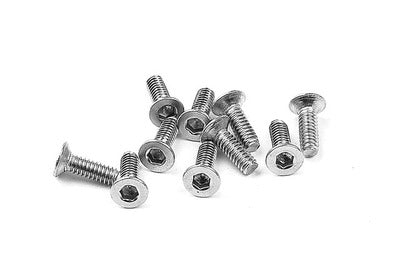 HEX SCREW SFH M2x6 - STAINLESS  (10) - RC Hobby Product