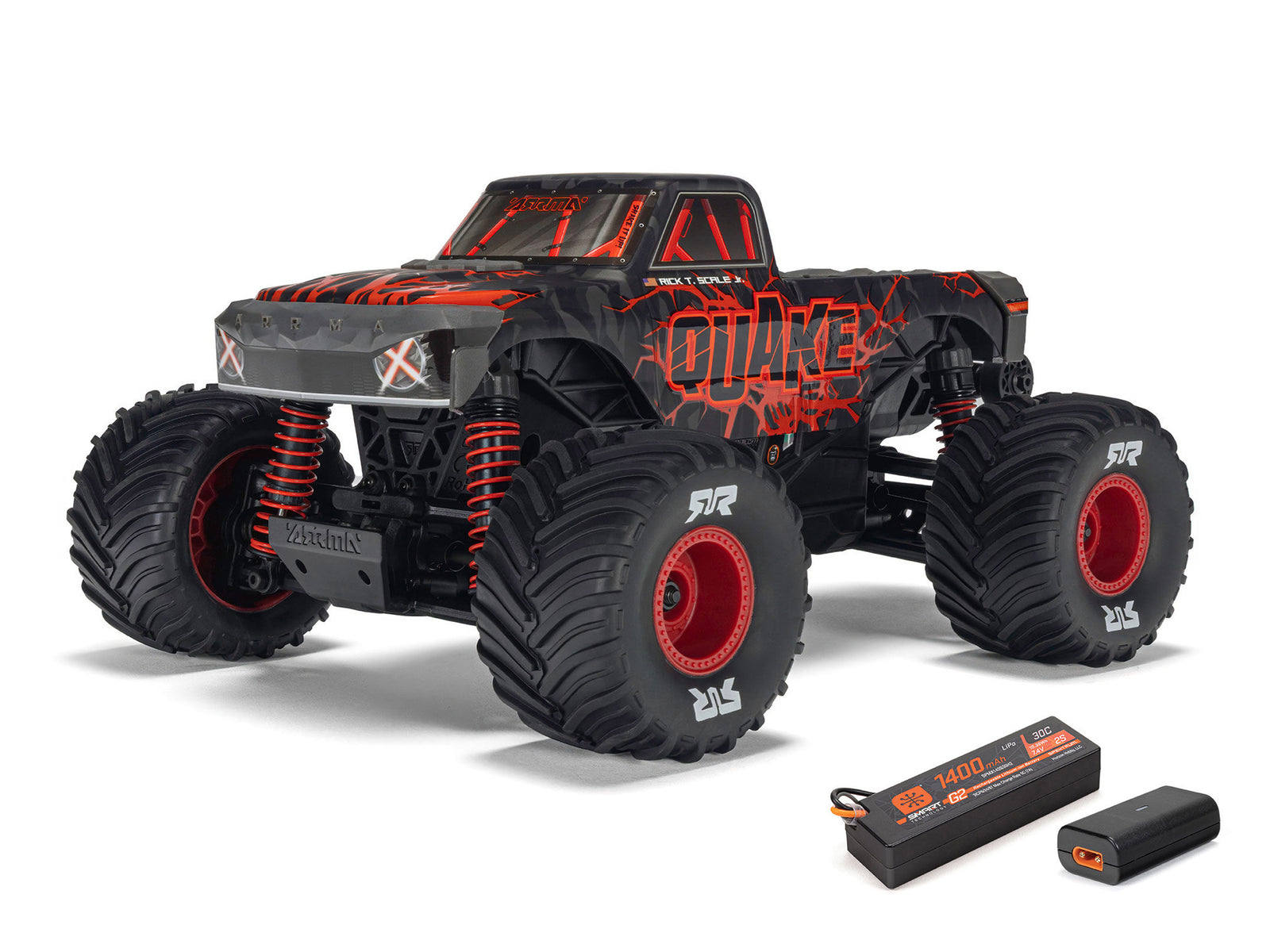 1/16 QUAKE GROM 4X4 RTR Monster Truck Red