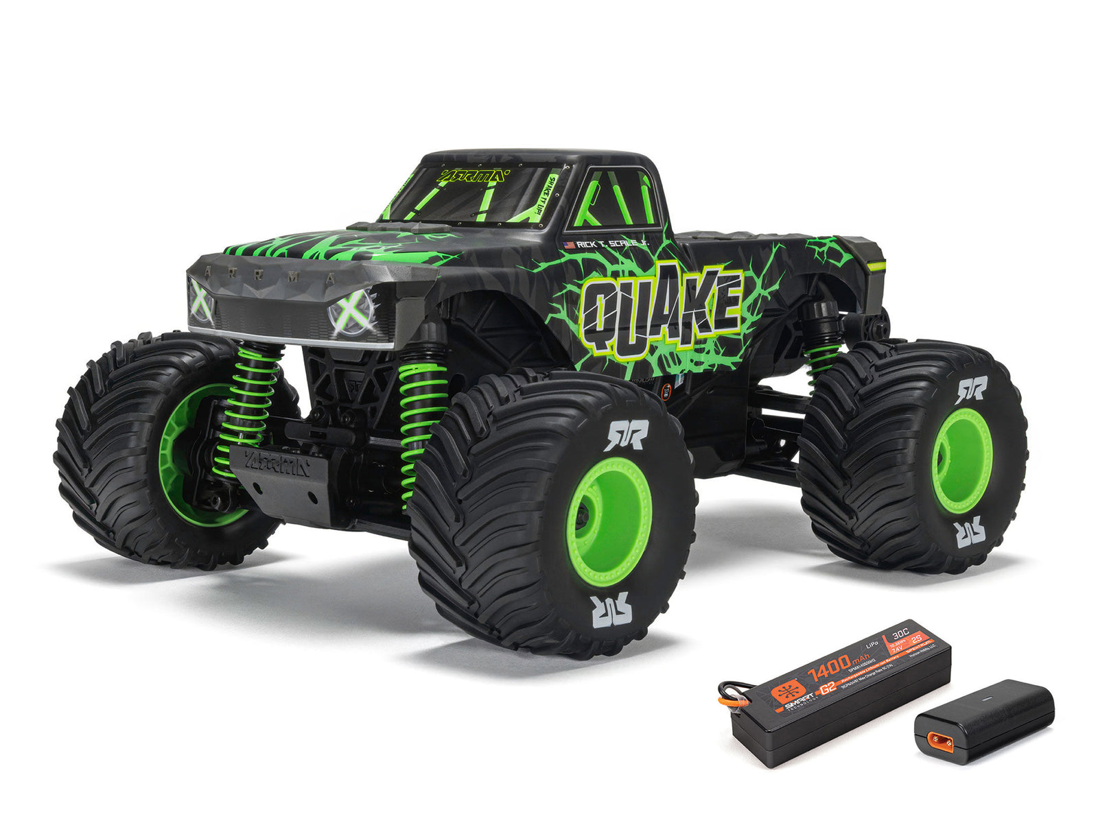 1/16 QUAKE GROM 4X4 RTR Monster Truck Green