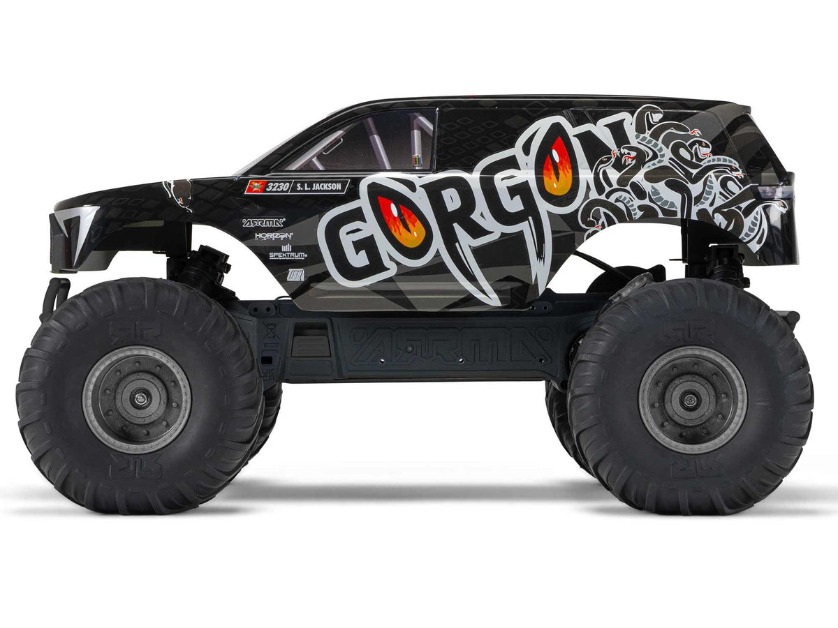 1/10 GORGON MEGA 550 2WD MT RTA Kit w/Batt & Chg Gunmetal