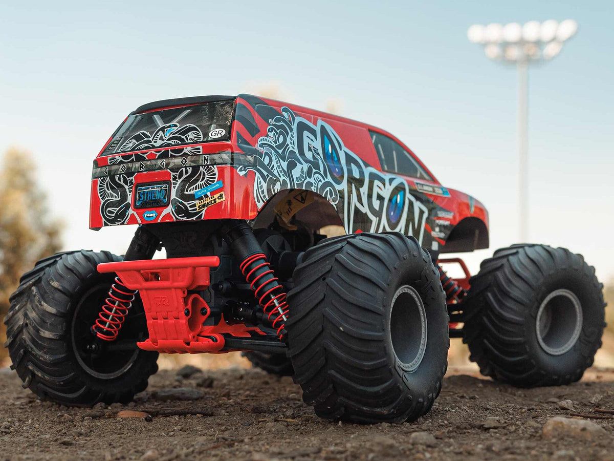 1/10 GORGON MEGA 550 2WD MT with Battery & Charger Red