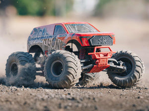 1/10 GORGON MEGA 550 2WD MT with Battery & Charger Red