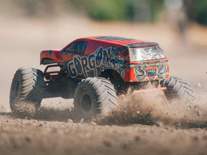 1/10 GORGON MEGA 550 2WD MT with Battery & Charger Red