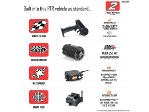 1/10 GORGON MEGA 550 2WD MT (no Battery/Charger) Blue