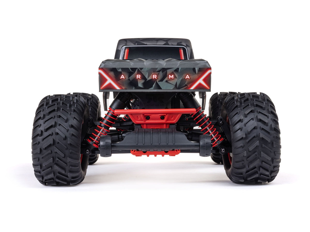 1/10 QUAKE 223S DSC 2WD RTR Brushless Monster Truck, Red