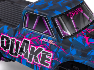 1/10 QUAKE 223S DSC 2WD RTR Brushless Monster Truck, Purple