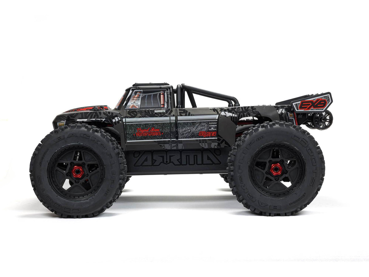1/5 OUTCAST 8S 4X4 BLX EXB Stunt Truck RTR Black