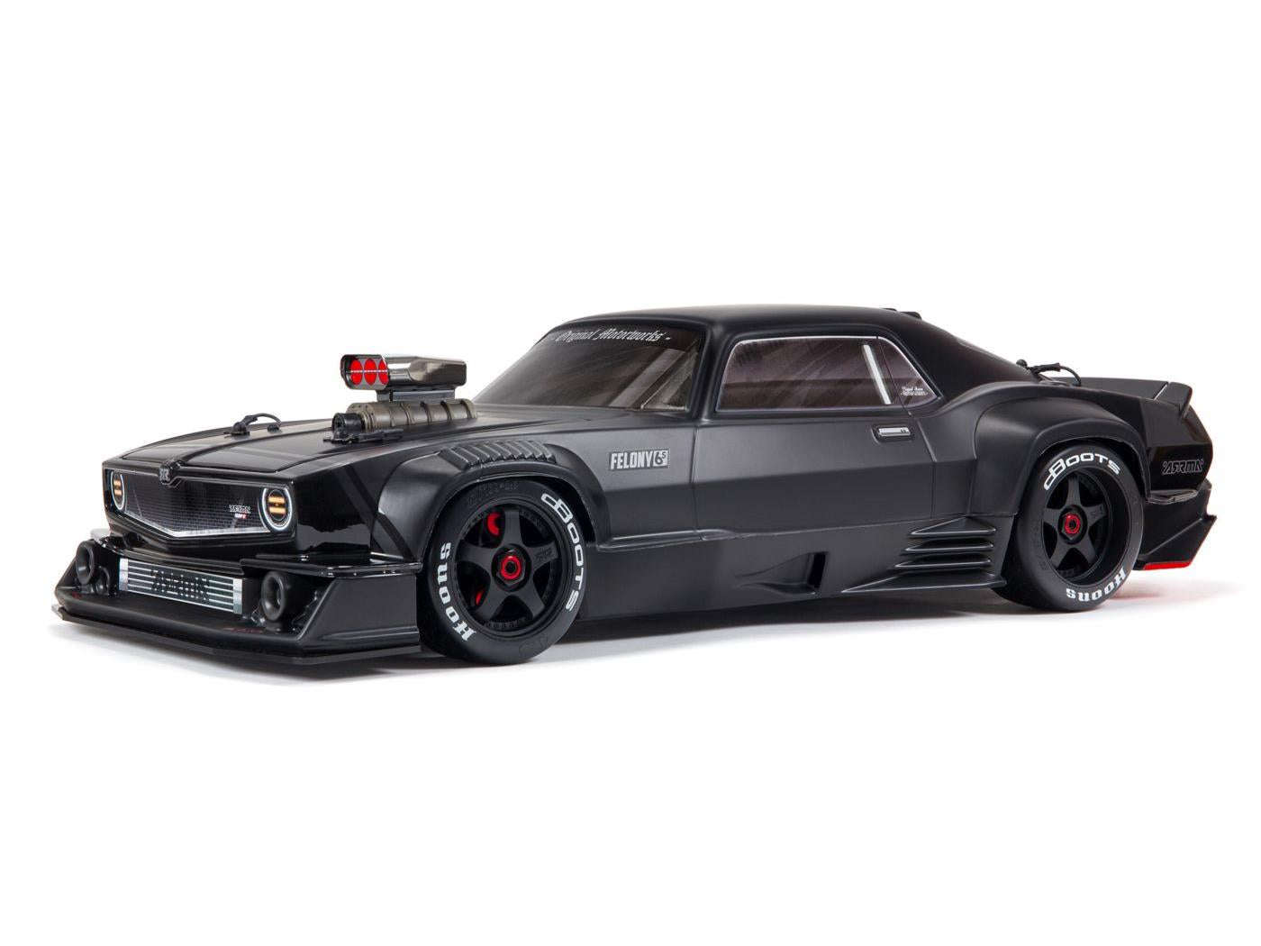 1/7 FELONY 6S 4X4 BLX Resto-Mod Muscle Car RTR Black
