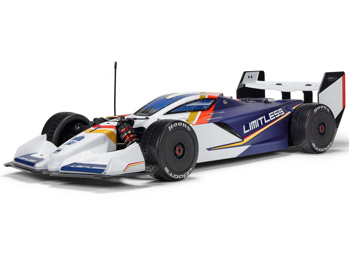1/7 LIMITLESS 120 8S AVC 4X4 RTR Street Speed, White/Blue