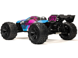 1/8 KRATON 6S V6 4X4 BLX Speed Monster Truck RTR Blue/Pink