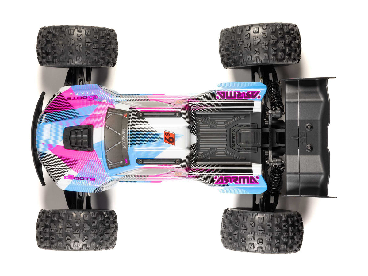 1/8 KRATON 6S V6 4X4 BLX Speed Monster Truck RTR Blue/Pink