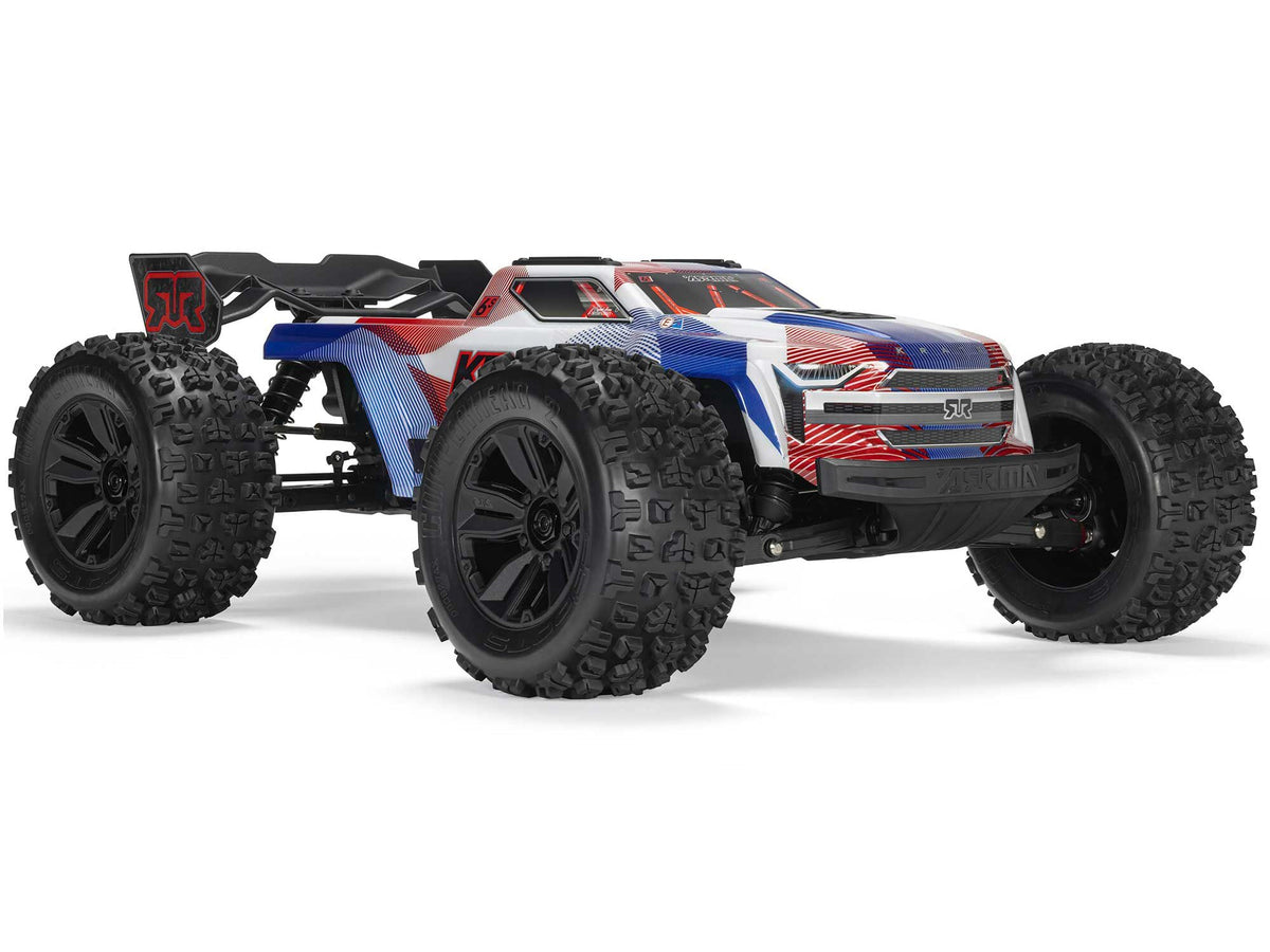 1/8 KRATON 6S V6 4X4 BLX Speed Monster Truck RTR Blue/Red