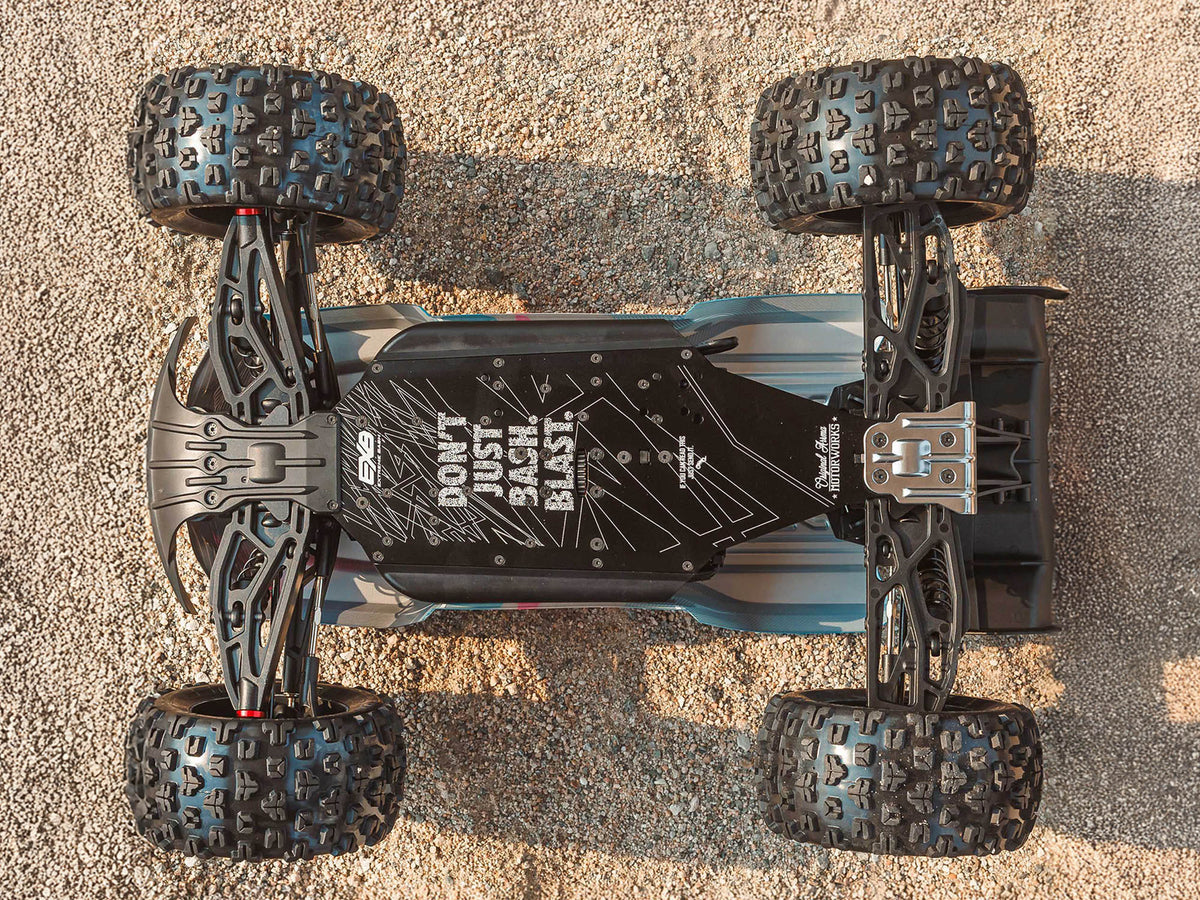 1/8 KRATON 6S V6 4X4 BLX Speed Monster Truck RTR Blue/Red