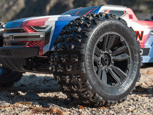 1/8 KRATON 6S V6 4X4 BLX Speed Monster Truck RTR Blue/Red
