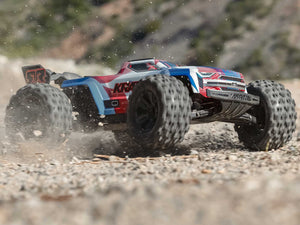1/8 KRATON 6S V6 4X4 BLX Speed Monster Truck RTR Blue/Red