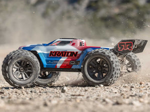 1/8 KRATON 6S V6 4X4 BLX Speed Monster Truck RTR Blue/Red