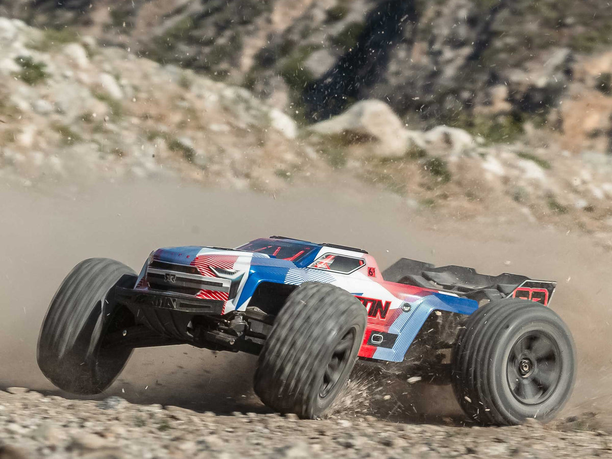 1/8 KRATON 6S V6 4X4 BLX Speed Monster Truck RTR Blue/Red