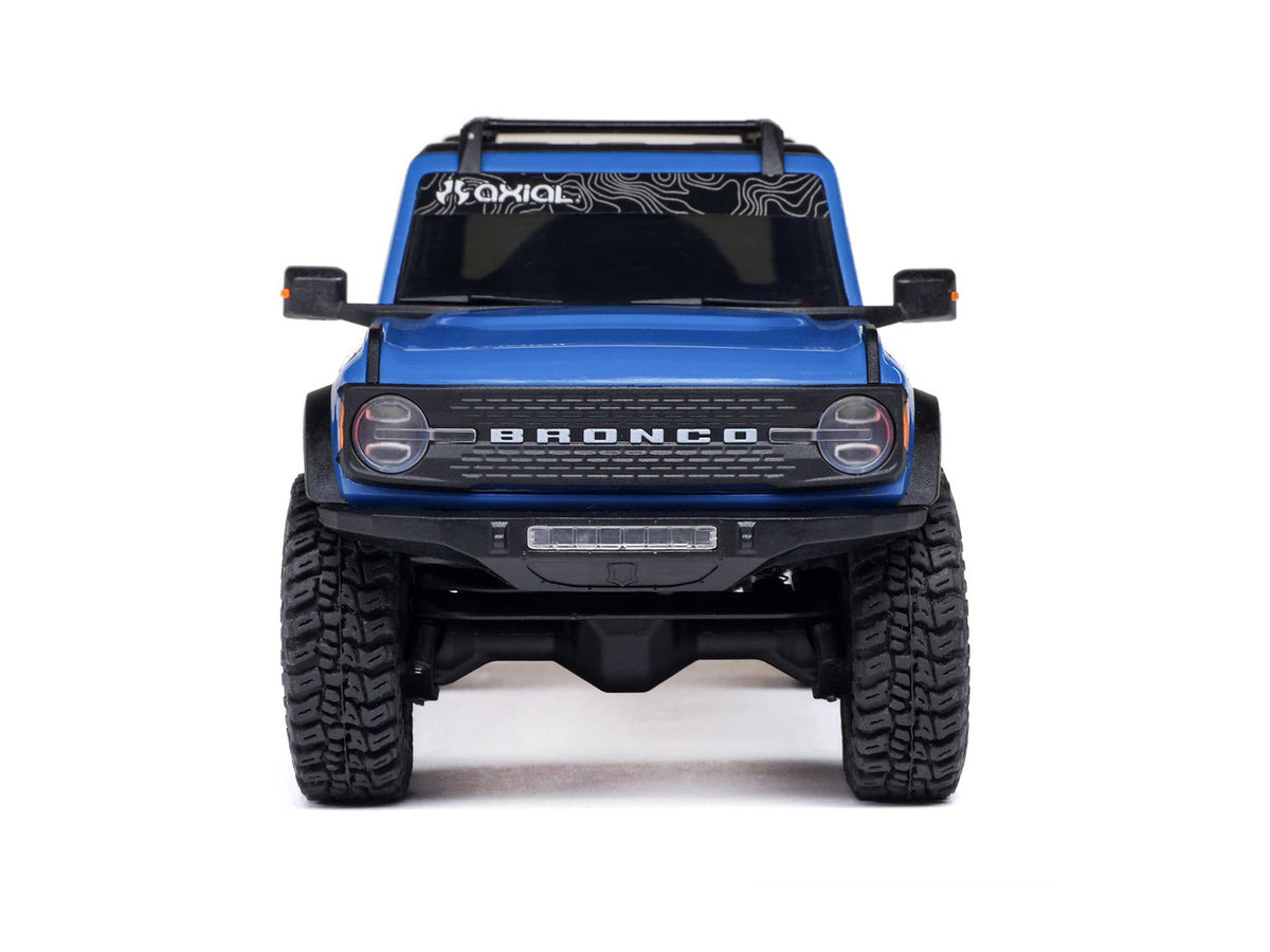 1/30 SCX30 Ford Bronco 4X4 RTR Rock Crawler Blue