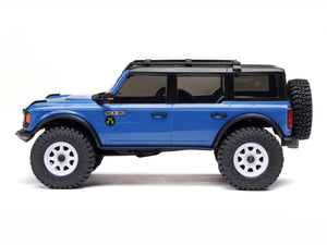 1/30 SCX30 Ford Bronco 4X4 RTR Rock Crawler Blue