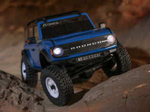 1/30 SCX30 Ford Bronco 4X4 RTR Rock Crawler Blue