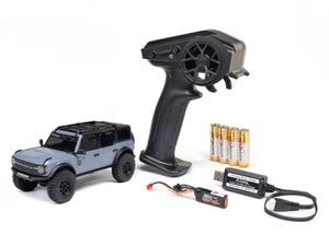 1/30 SCX30 Ford Bronco 4X4 RTR Rock Crawler Grey