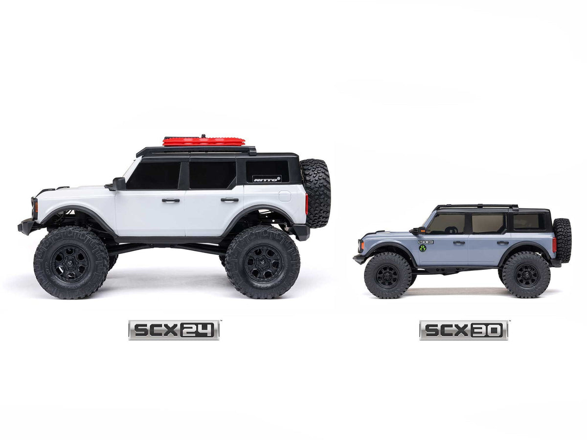 1/30 SCX30 Ford Bronco 4X4 RTR Rock Crawler Grey