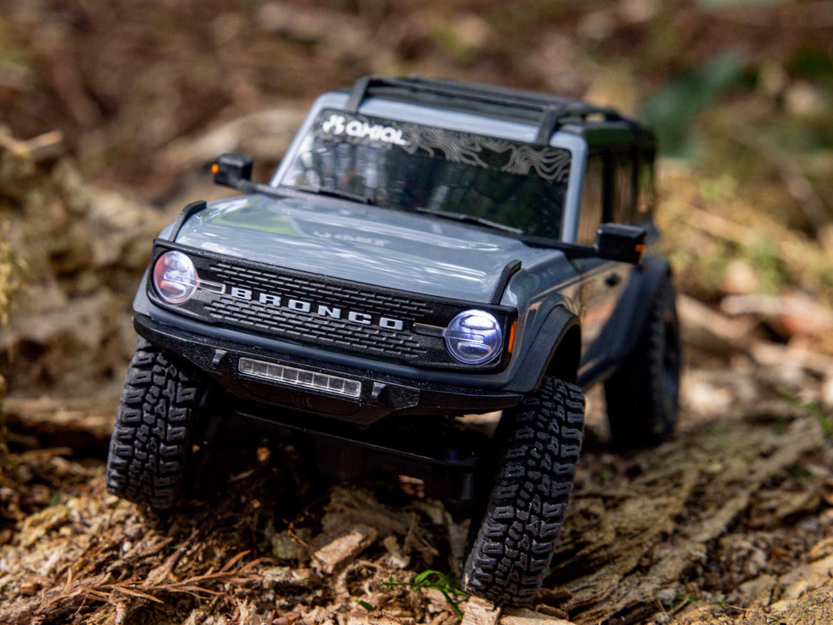 1/30 SCX30 Ford Bronco 4X4 RTR Rock Crawler Grey