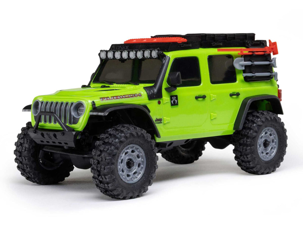 1/30 SCX30 Jeep Wrangler JLU 4X4 RTR Rock Crawler Green