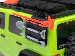 1/30 SCX30 Jeep Wrangler JLU 4X4 RTR Rock Crawler Green