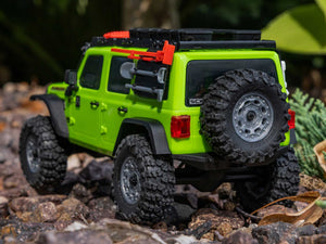 1/30 SCX30 Jeep Wrangler JLU 4X4 RTR Rock Crawler Green