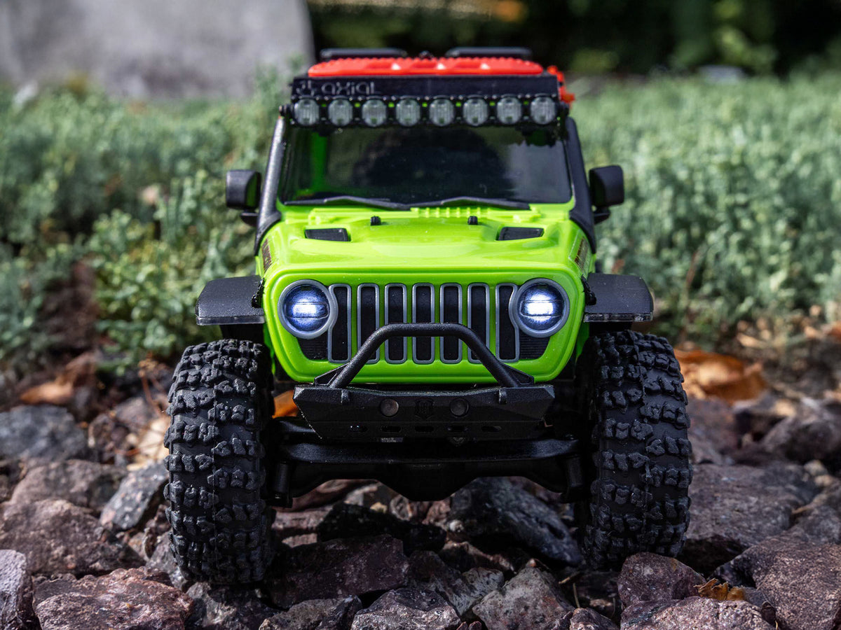 1/30 SCX30 Jeep Wrangler JLU 4X4 RTR Rock Crawler Green