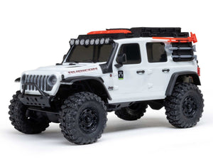 1/30 SCX30 Jeep Wrangler JLU 4X4 RTRRock Crawler White