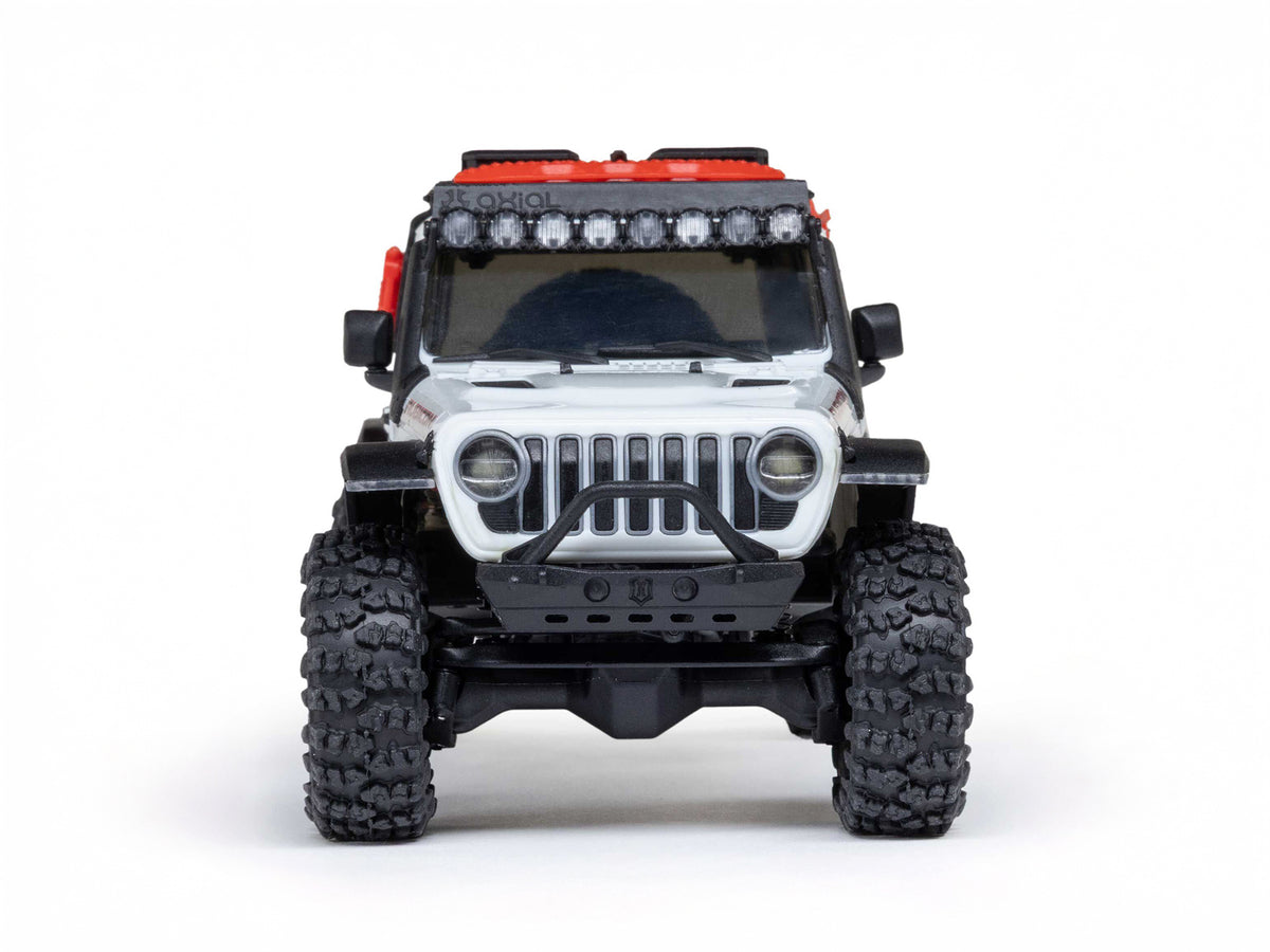 1/30 SCX30 Jeep Wrangler JLU 4X4 RTRRock Crawler White