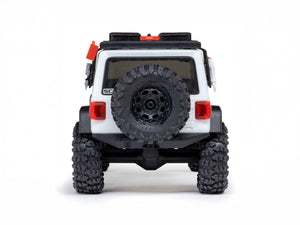 1/30 SCX30 Jeep Wrangler JLU 4X4 RTRRock Crawler White