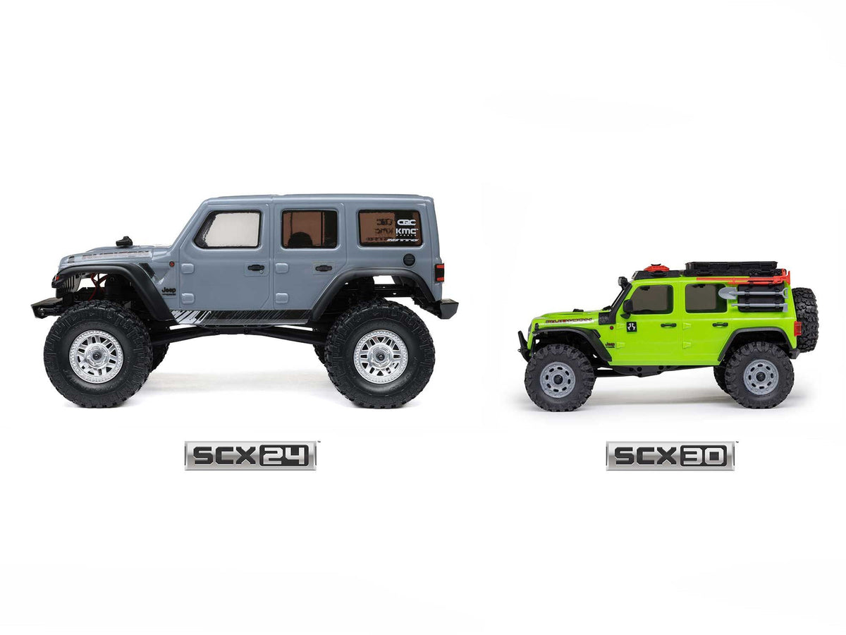 1/30 SCX30 Jeep Wrangler JLU 4X4 RTRRock Crawler White