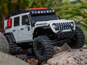 1/30 SCX30 Jeep Wrangler JLU 4X4 RTRRock Crawler White